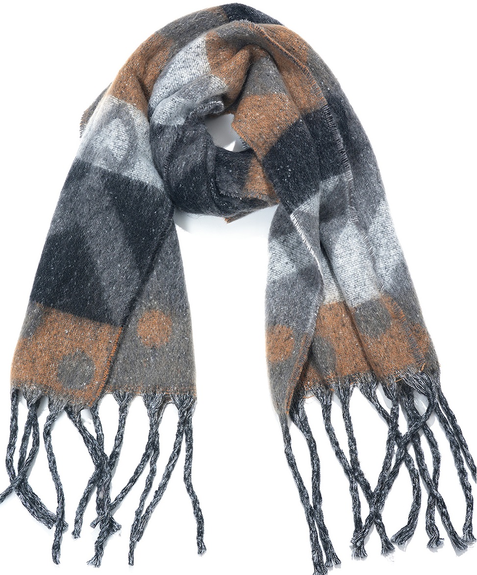 Y-C1.5  SCARF705-177-6 Winter Scarf Aztek 190x40cm