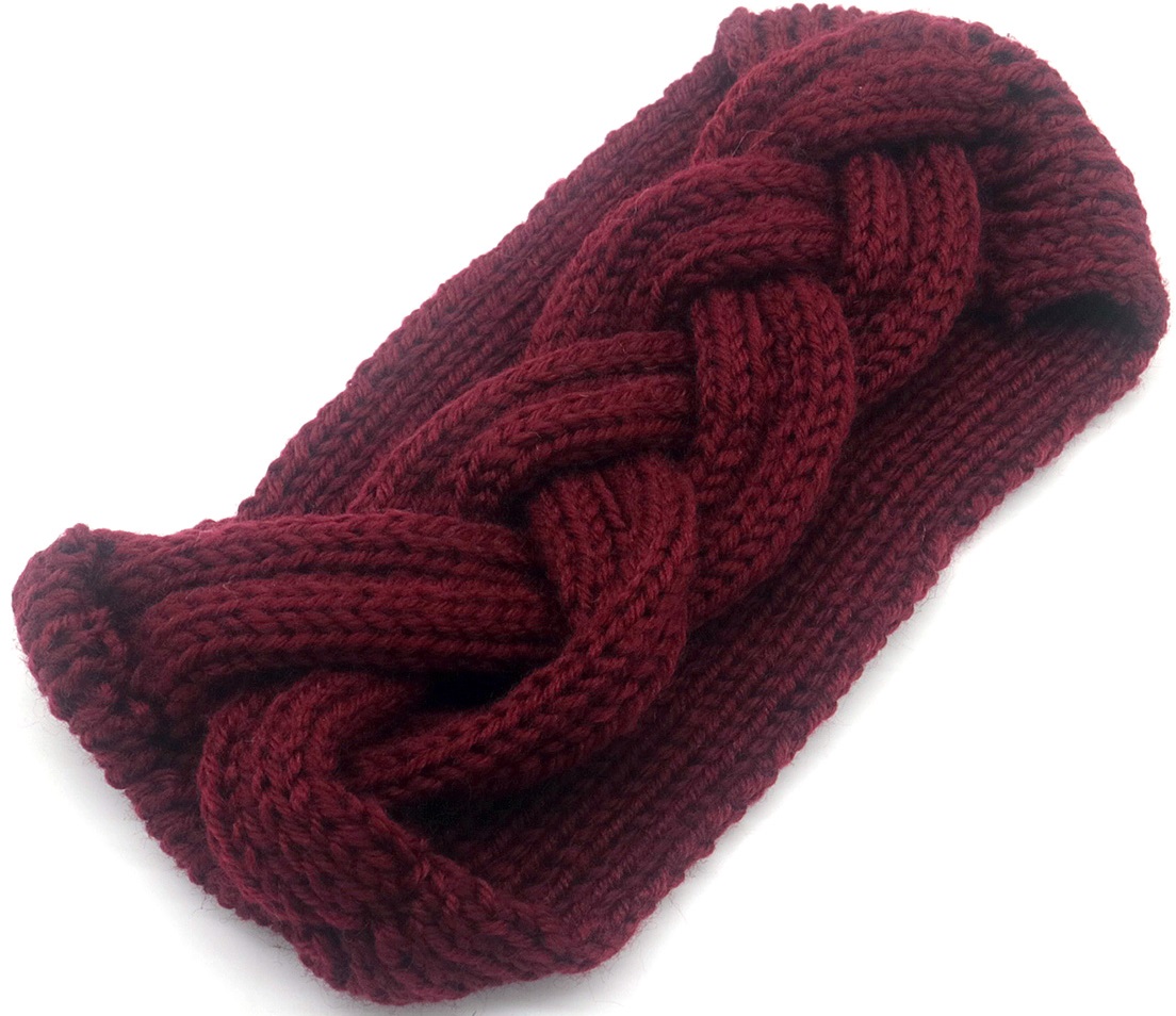 T-M8.2 H071-016-4 Knitted Headband Bordeaux