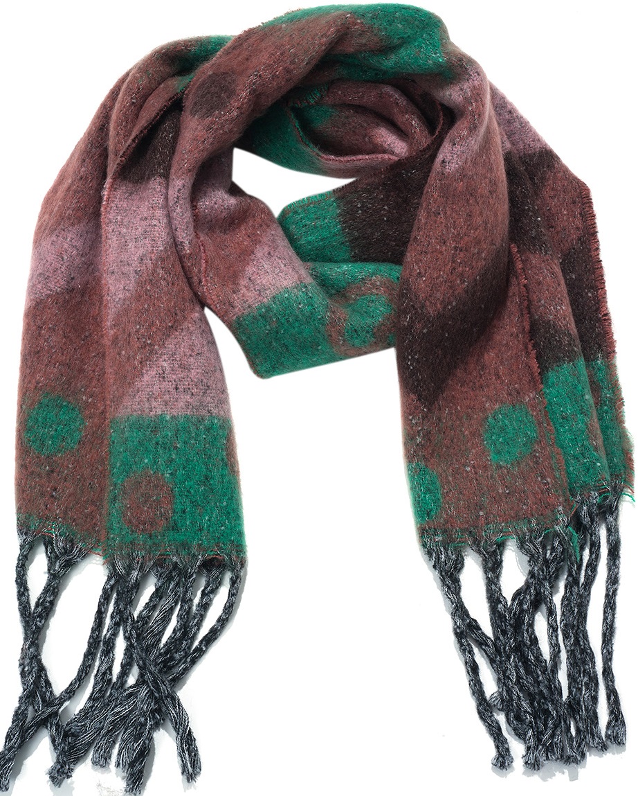 Y-C2.3 SCARF705-177-4 Winter Scarf Aztek 190x40cm