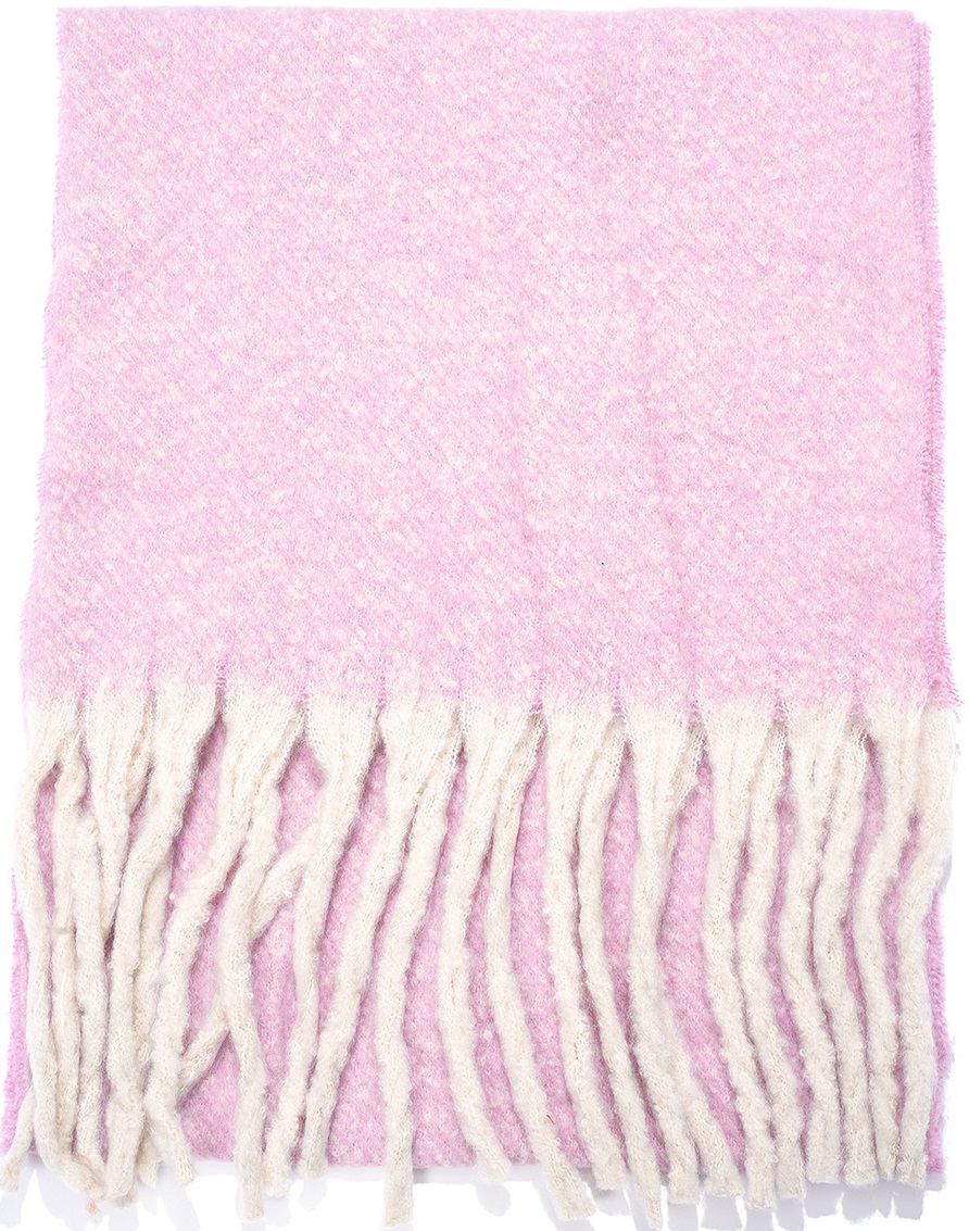 Y-F4.2 SCARF705-123-1 Winter Scarf 190x40cm Pink