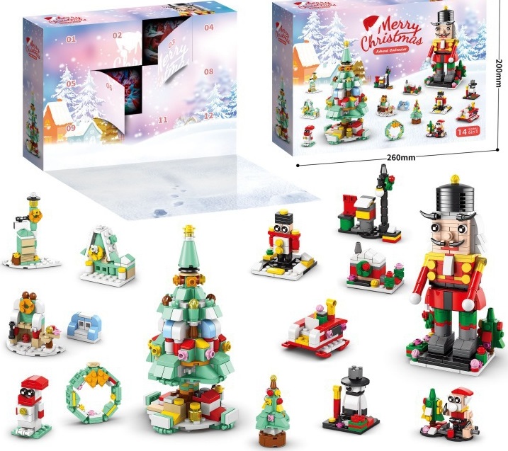 T-P7.2 CG2432-125-3 Building Blocks Christmas Advent Calendar