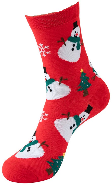 S-B4.3 SOCK023-005 Pair of Socks Size 35-42 Christmas