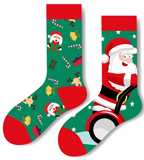 S-E1.4  SOCK2316-704-No. 2 Pair of Socks Size 36-43 Christmas