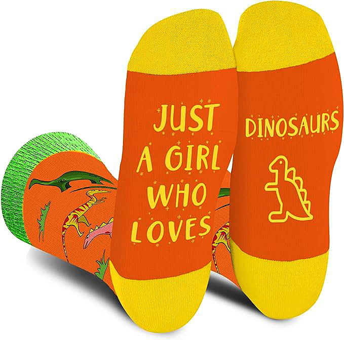 S-G6.3 SOCK2424-052 Pair of Socks Size 38-45 Dinos