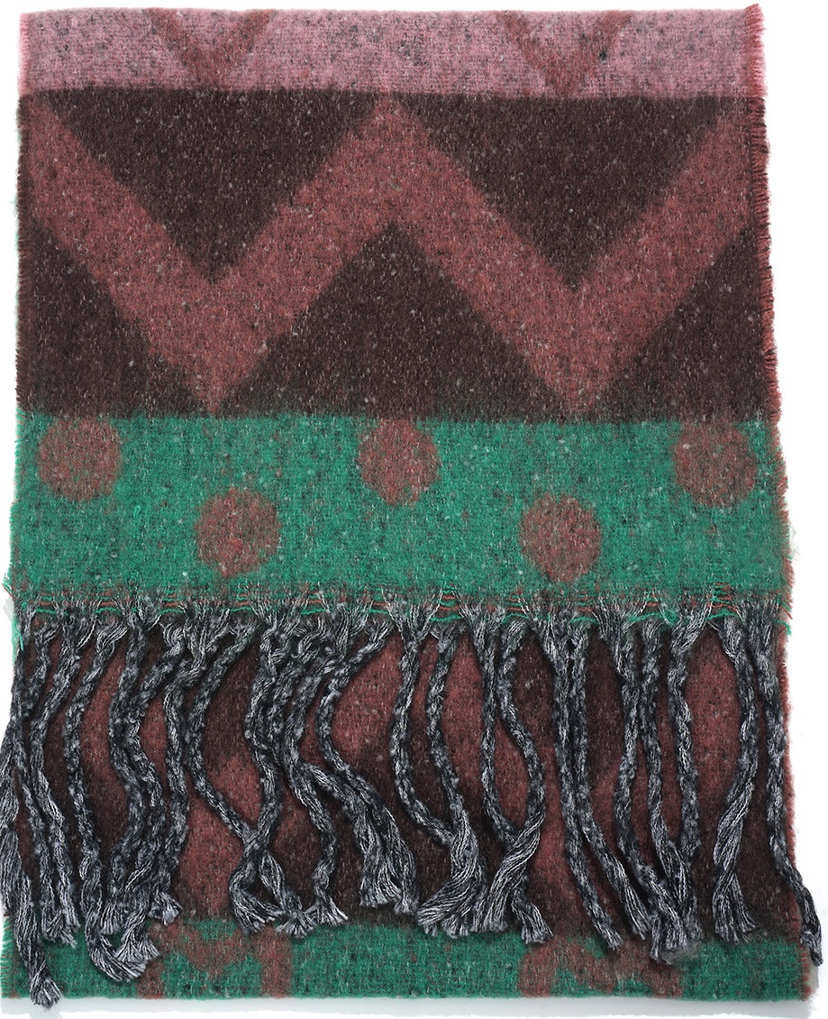 Y-C2.3 SCARF705-177-4 Winter Scarf Aztek 190x40cm