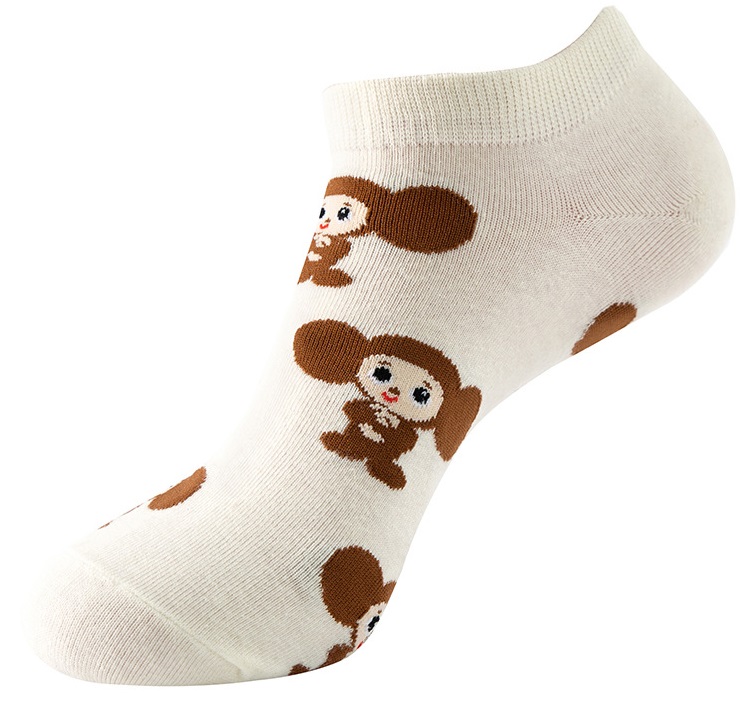 S-E4.3 C75 Pair of Low Socks Size 38 - 45 Bear