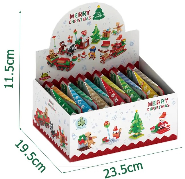 Z-F6.1 GC2432-085 Building Blocks Set Christmas 12pcs